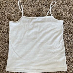 Wild Fable cropped white tank